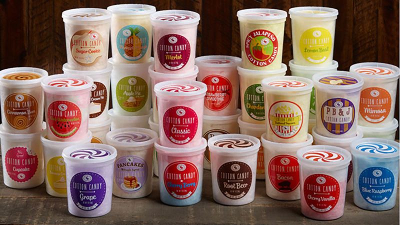 An array of cotton candy from Chocolate Storybook