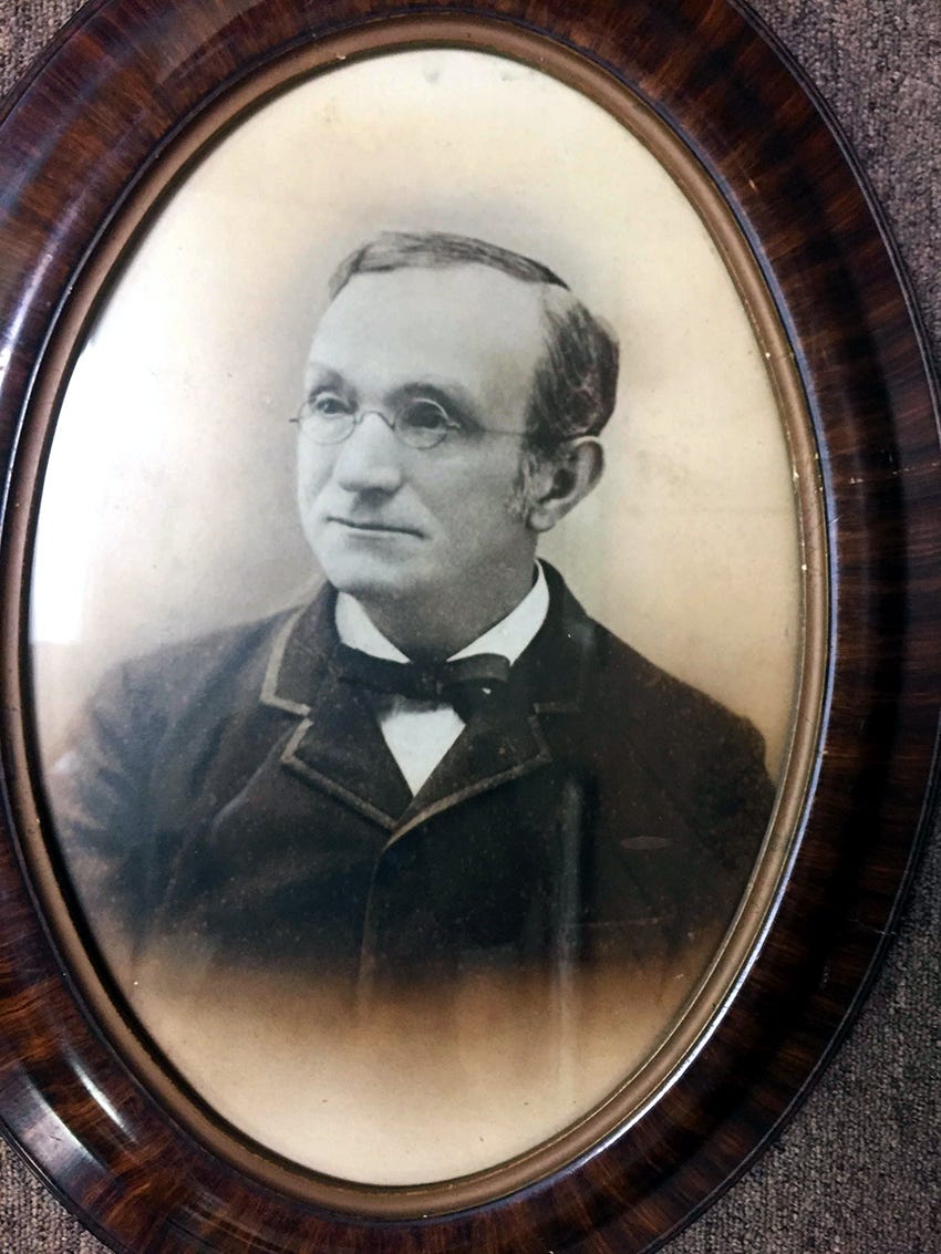 David Roos (1836-1918) pictured in this early photo provided by Morris Weinstein, his great-great grandson.