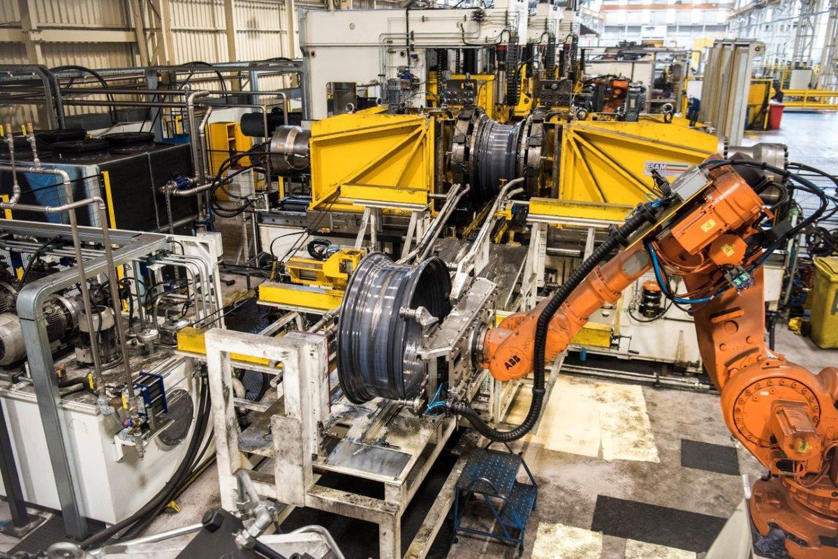 Inside Telford's GKN plant