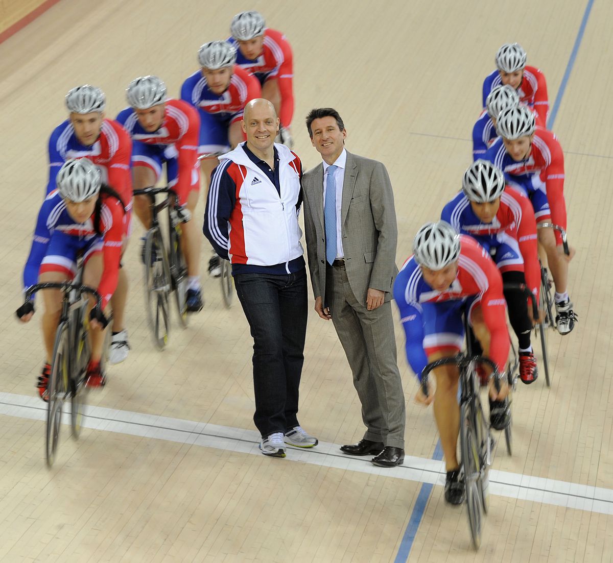 Seb Coe and Dave Brailsford