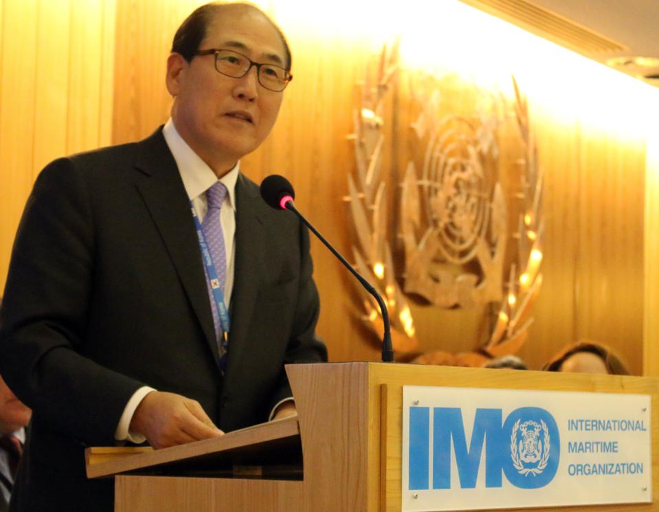 Kitack Lim, Head of the IMO, attempting to undermine tighter emissions regulations by the European Union
