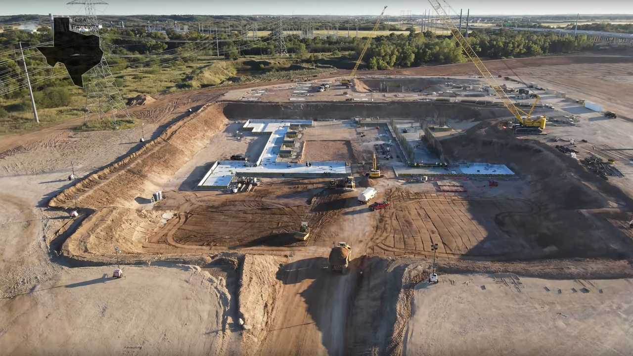 Tesla Giga Texas - October 30, 2020 (source: Terafactory Texas)