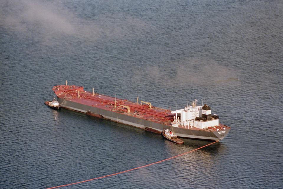 The US banned single hull oil tankers after the 1989 Exxon Valdez oil spill in Alaska, but other sorts of cargo and container ships continued to be allowed to use single hulls