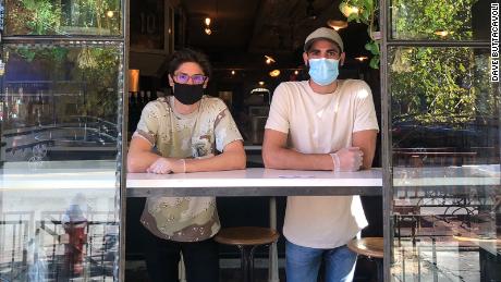 A New Jersey restaurant with a coronavirus scare stayed open because of the generosity of a neighboring barbershop