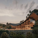 Shennong Canyon Tourist Center. Image Courtesy of OAID STUDIO / Ran Huo / Xiaotang / ZHONGDU
