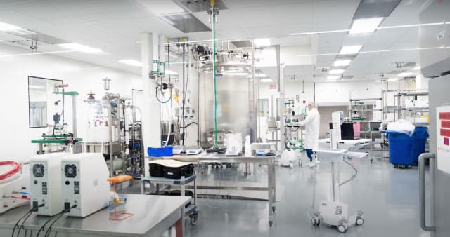 A Moderna manufacturing facility in Norwood, Mass. (Image credit: Moderna.)