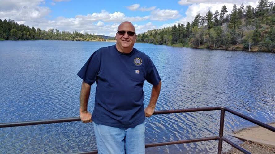 Arizona resident David Cadiz, shown on a day off, captains tugboats in San Francisco Bay.