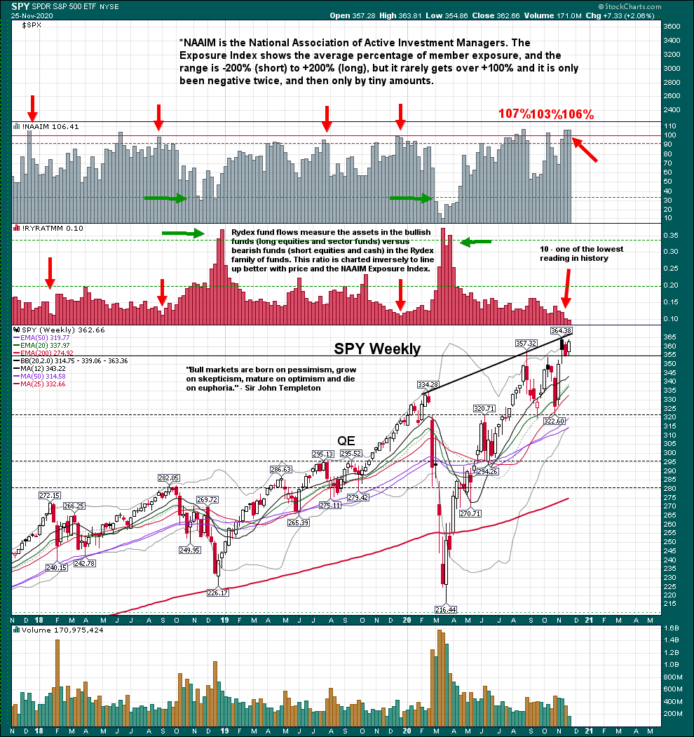 NAAIM Weekly Chart NAAIM Weekly Chart