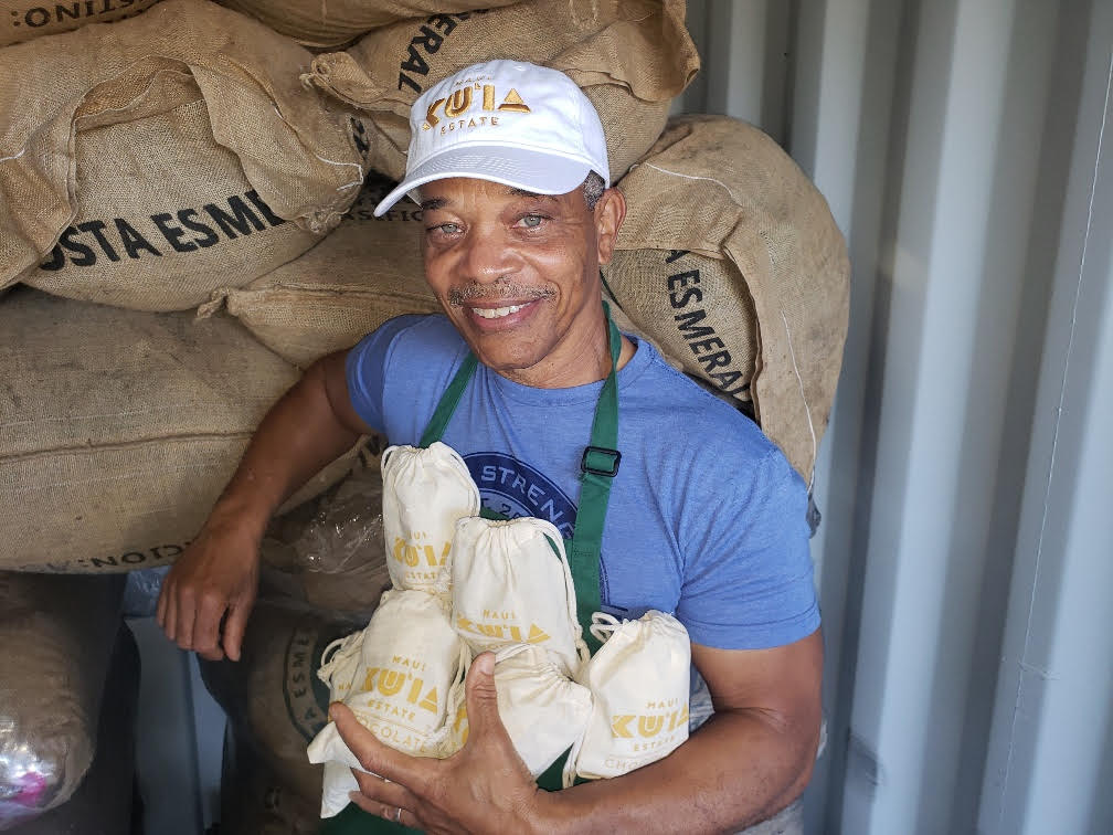 Dennis Elms of Maui Kuʻia Estate Chocolate