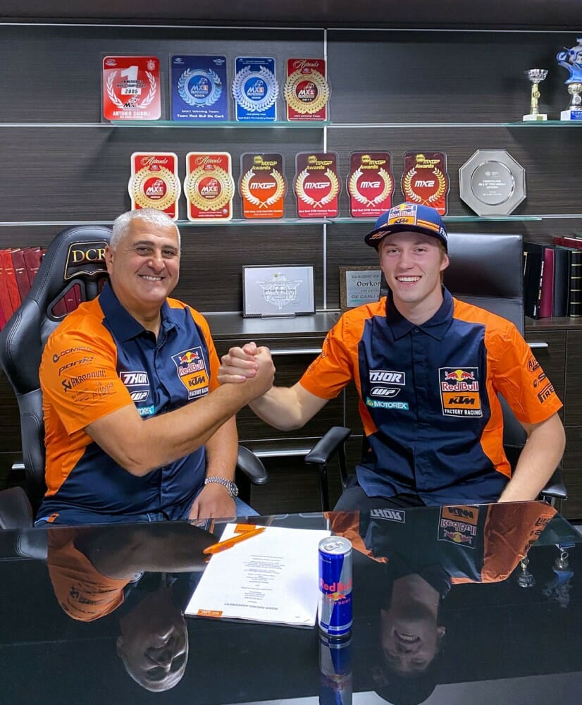 Red Bull KTM Factory Racing Signs Mattia Guadagnini for 2021 MX2