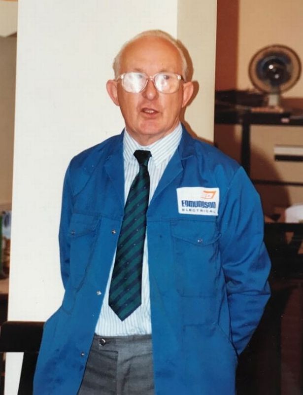 Former electrical wholesale manager for Edmundsons in Grimsby and Scunthorpe, John Tomlinson, of Elsham