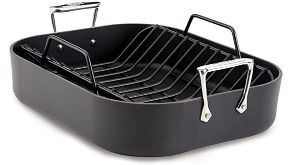 Save big on this top-quality roasting pan from All-Clad.