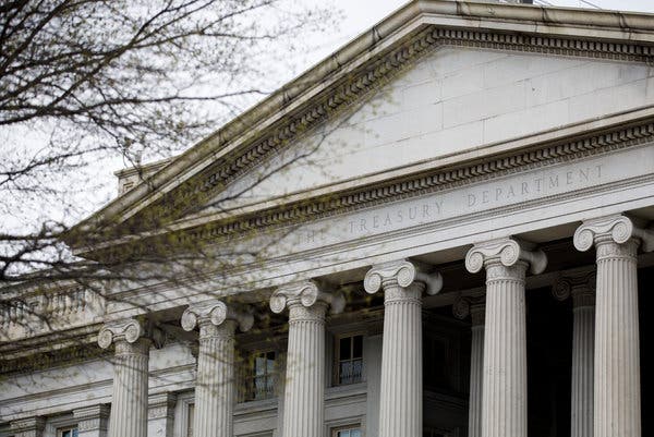 A senior Treasury official said that tax collection was lower than usual because so many Americans remained out of work.