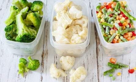 Food from the freezer.