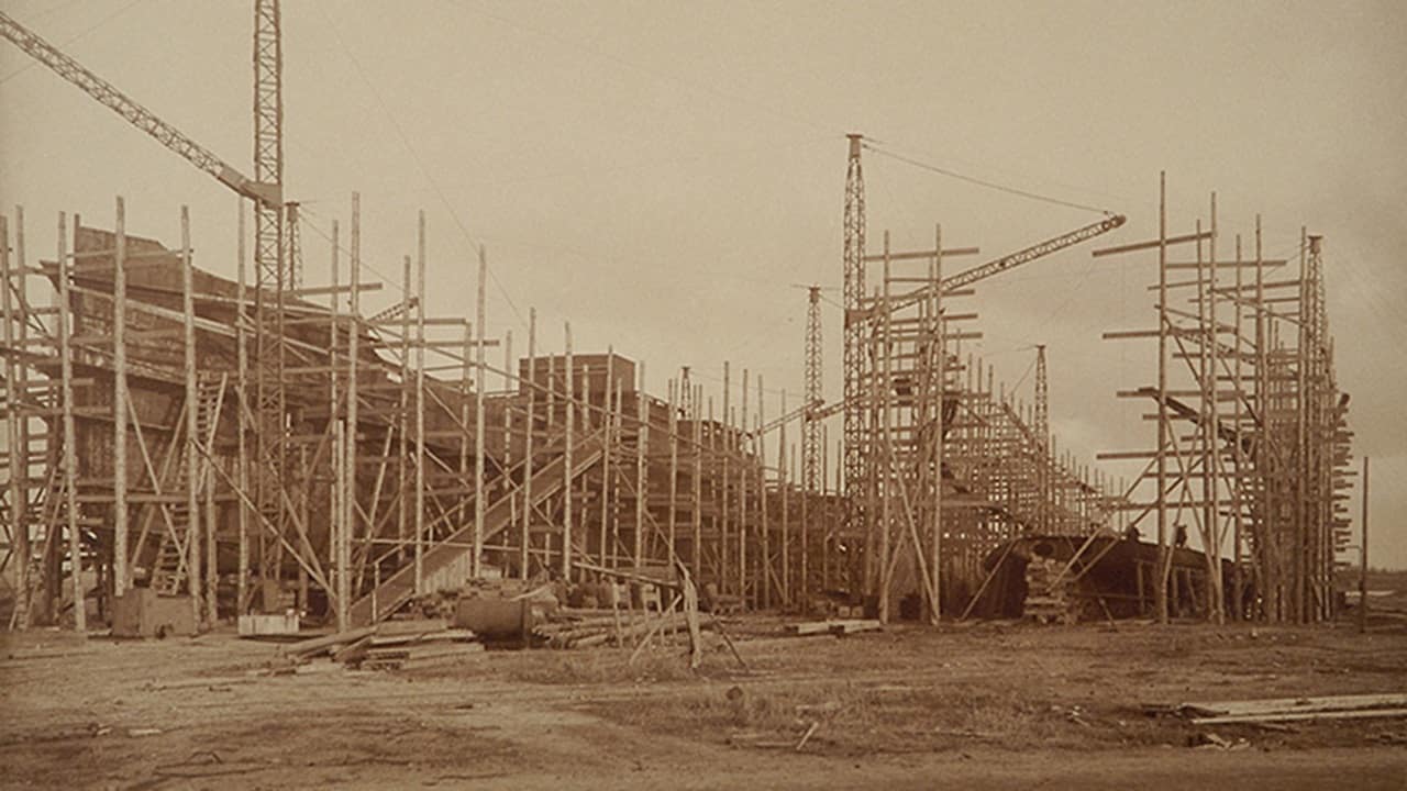 Construction of the Odense Steel Shipyard in 1918. (Photo: A.P. Møller - Mærsk)