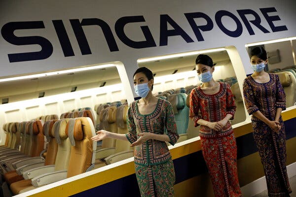 Singapore Airlines will soon offer “health passports” to travelers that can store coronavirus test results and vaccination records.