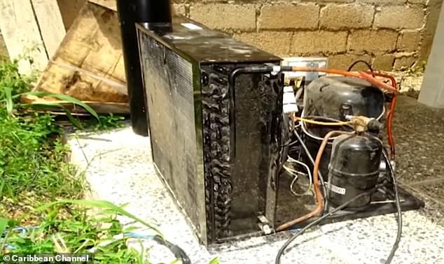 Authorities in Holguín, Cuba, confiscated an air conditioner used to cool down a room inside a property where the cheeses were stored