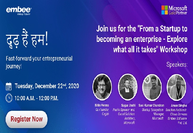 Dridh Hai Hum workshops.