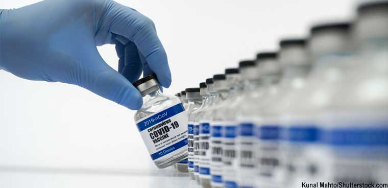 vial of covid vaccine (Kunal Mahto/Shutterstock.com)