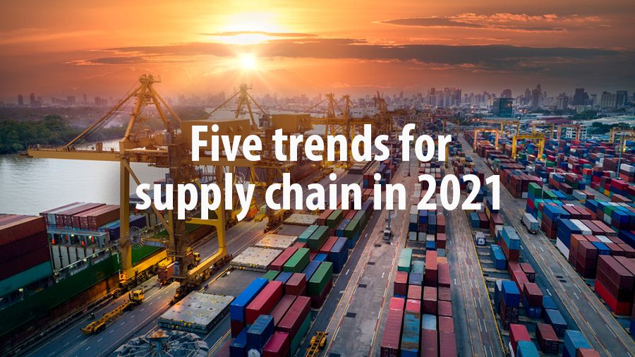 Five trends for supply chain in 2021