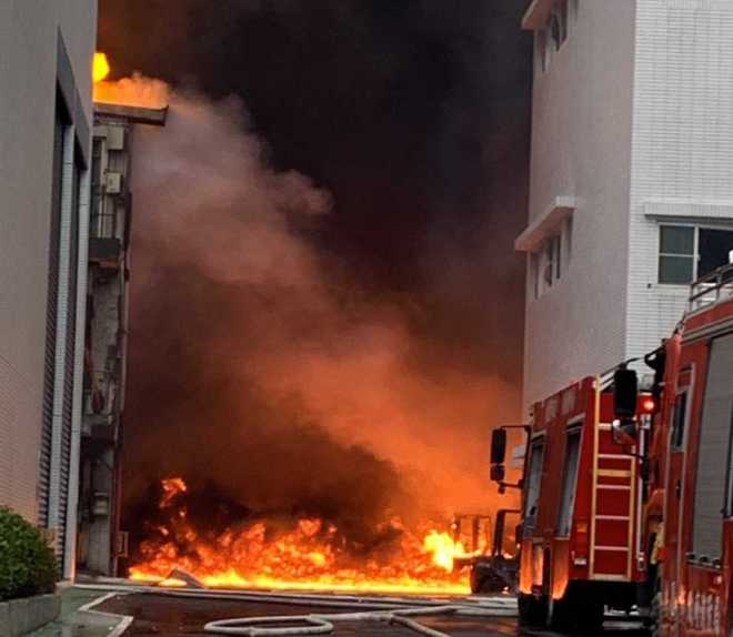 fire at SCI Pharmtech factory
