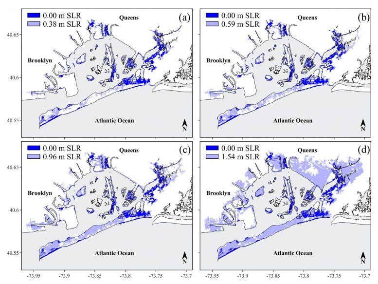 Sea Level Rise Scenarios in Jamaica Bay