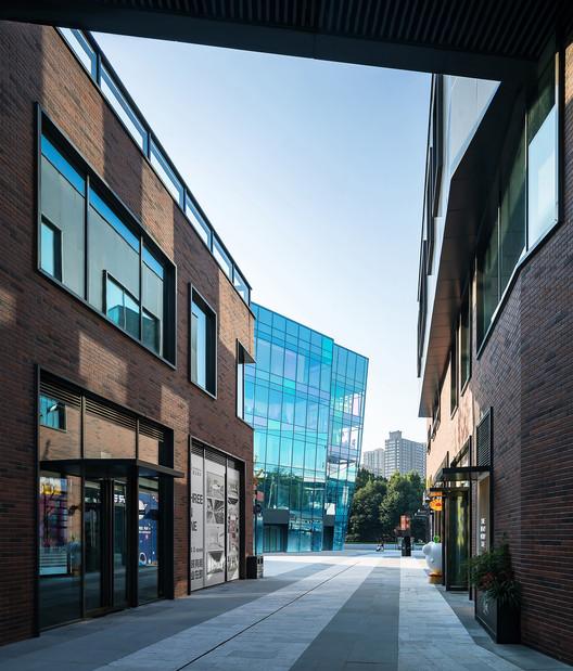 Retail street. Image © ZY Architectural Photography