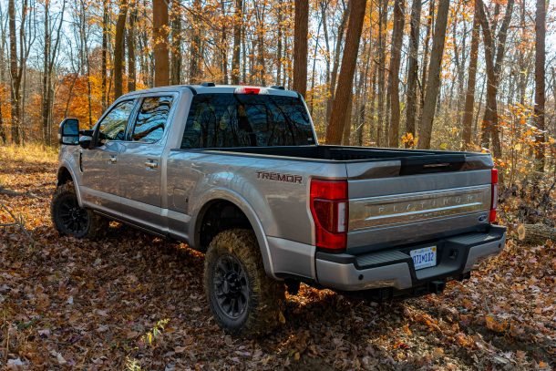 2020 Ford F350 Tremor rear quarter
