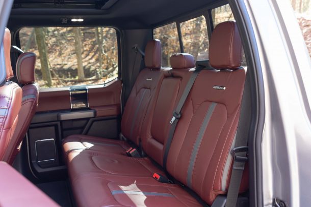 2020 Ford F350 Tremor rear seat