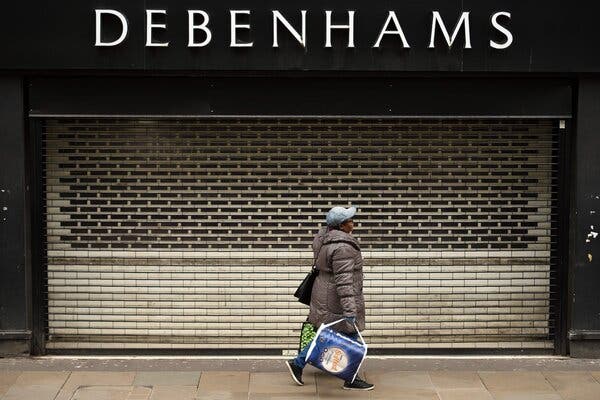 Debenhams, a longtime chain of department stores in Britain, began holding closing-down sales last month.