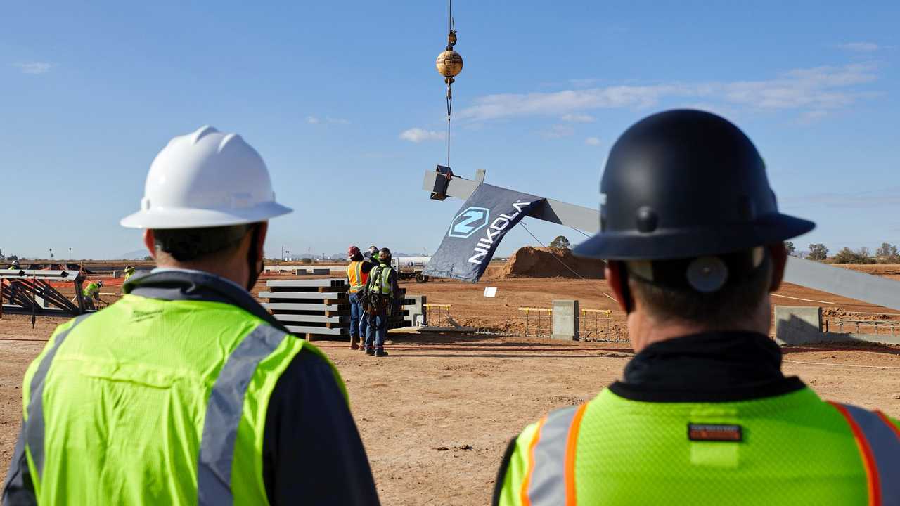 Nikola - Coolidge, Arizona manufacturing plant under construction