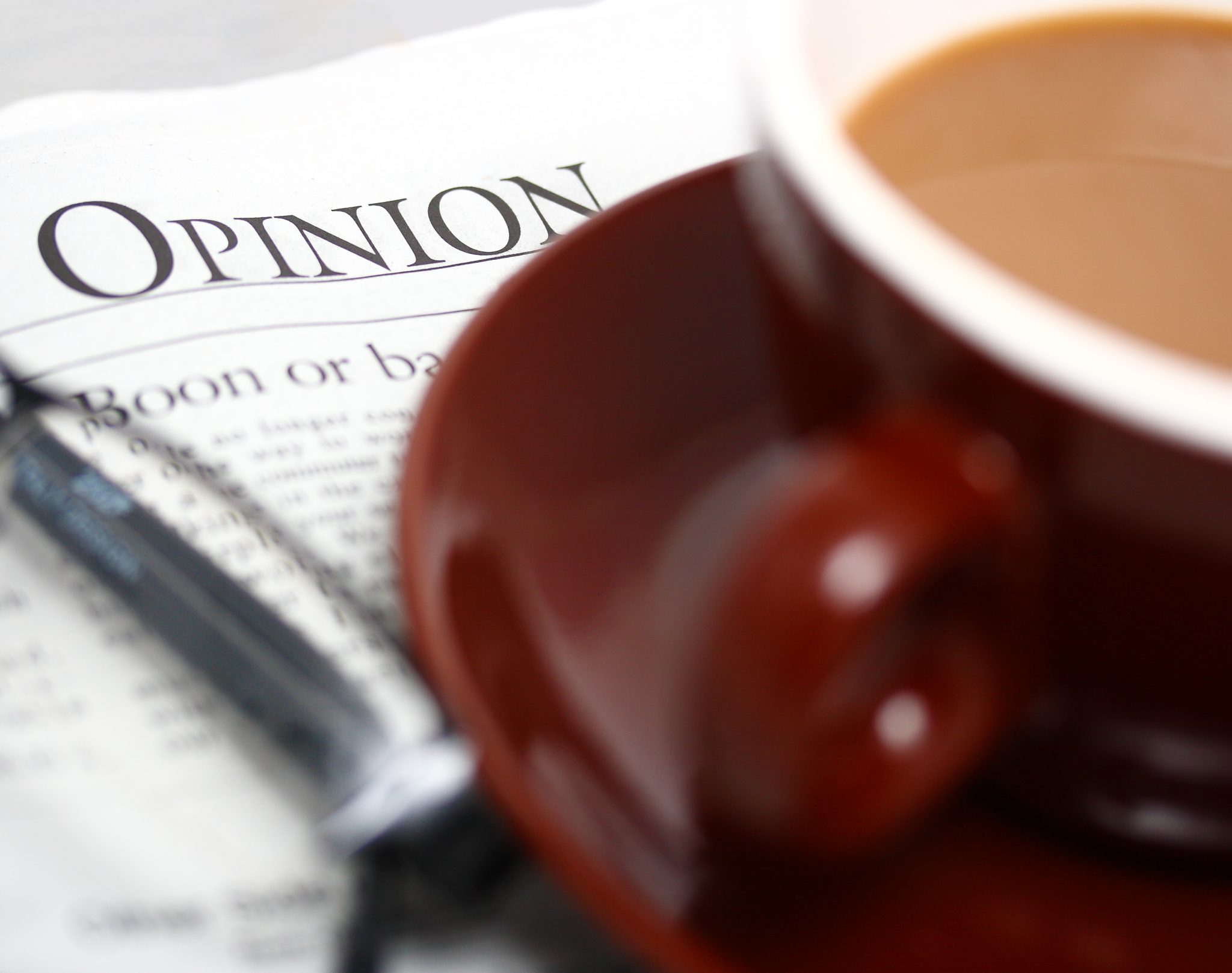 Consider over. СМИ кофе. Opinion Section. Coffee editorial.