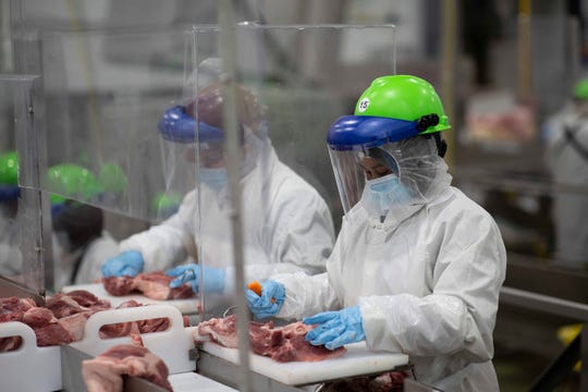 Food supply chain workers eligible for vaccine include grocery store employees, farm workers, cattle breeders, vets, dairy and meat plant employees.