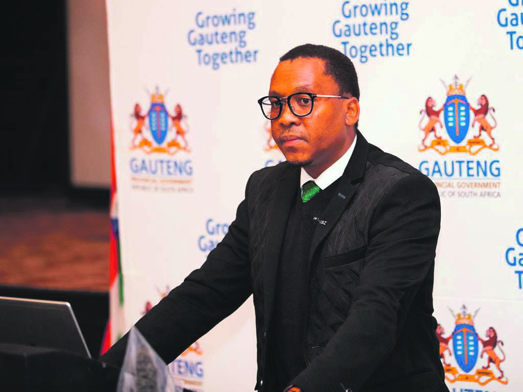 Gauteng health MEC Bandile Masuku.