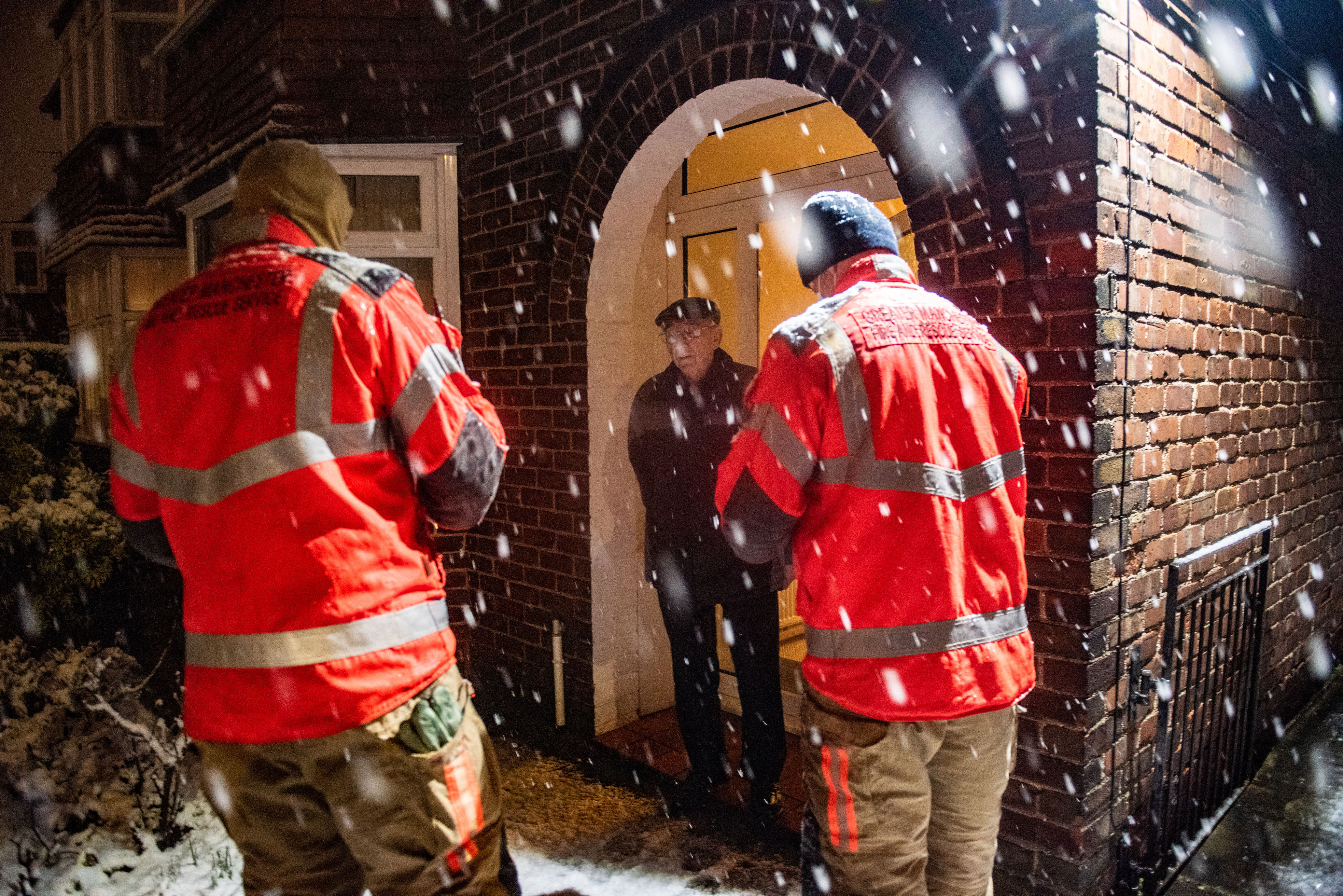 Residents in Didsbury, south Manchester were asked to leave their homes by the Greater Manchester Fire and Rescue Service overnight