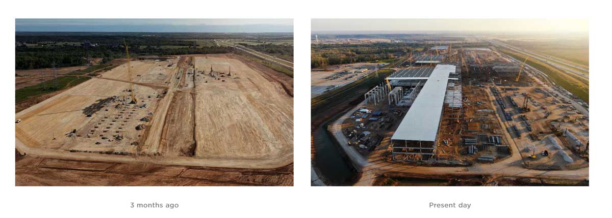 Texas gigafactory progress