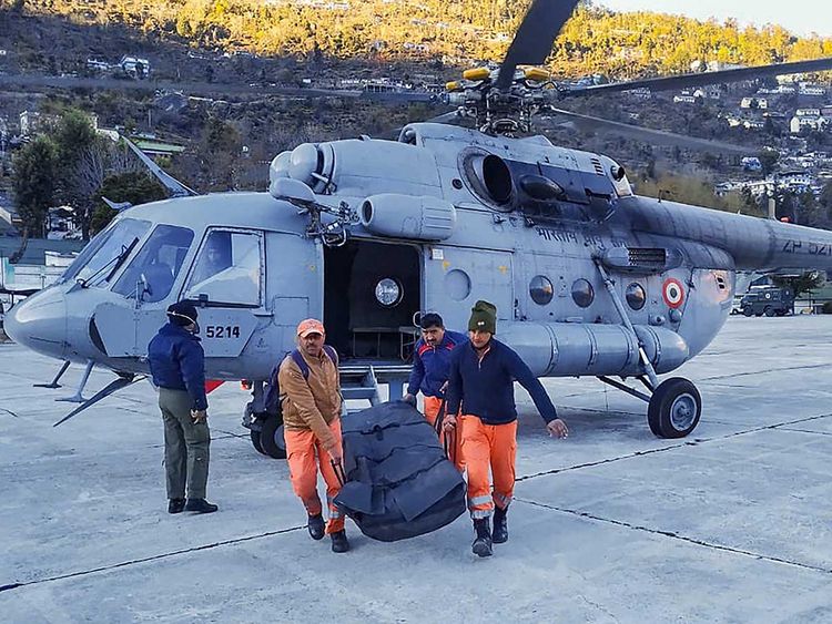 Uttarakhand glacier India