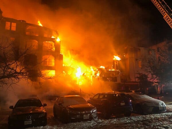 About 130 people lost their homes on Thursday night during an apartment complex fire near San Antonio.