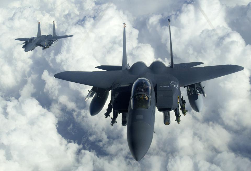 F-15 In Flight