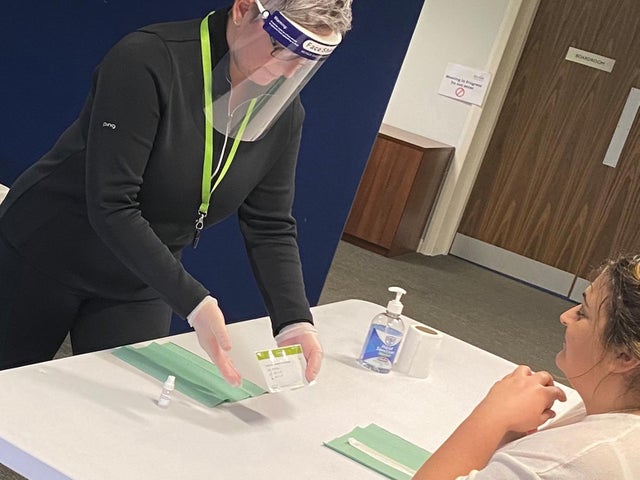 Hundreds of rapid tests are being carried out each week at Birchall Foodservice