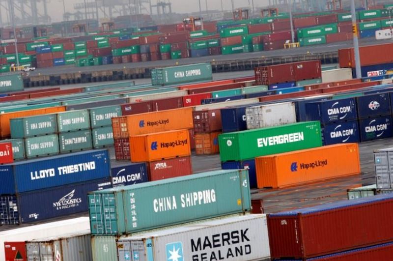 Maritime container freight shipping is steaming ahead through the Covid-19 pandemic. — Reuters pic