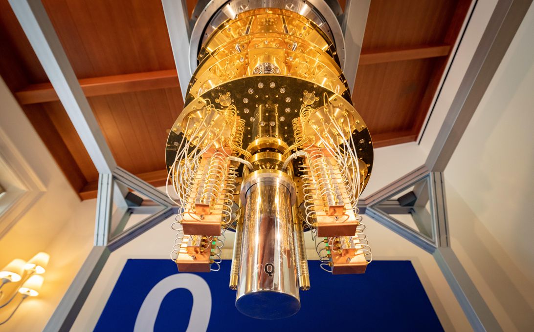 An IBM quantum computer