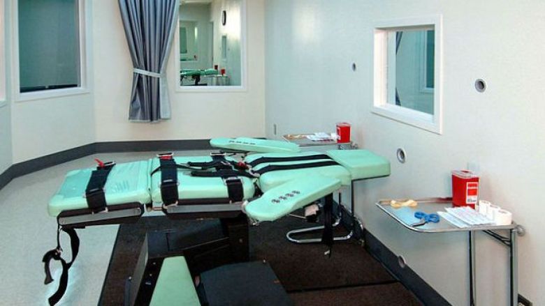 Lethal injection room at San Quentin State Prison