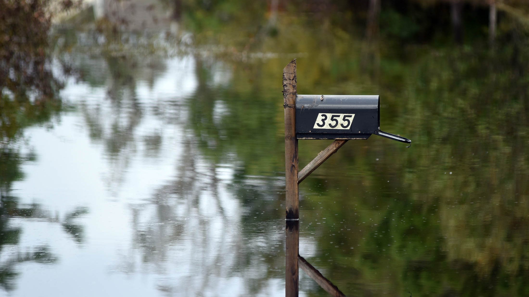 Flooding along Knollwood Drive in Hampstead's the Cross Creek neighborhood following Hurricane Florence in 2018.