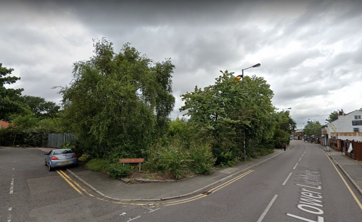 The land as seen from the corner of Locksmith Close and Lower Lichfield Street, Willenhall. Photo: Google