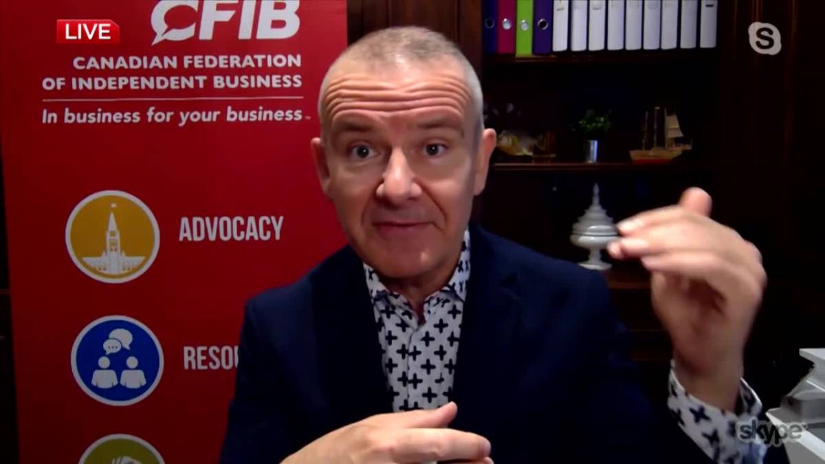 Click to play video: 'Rapid testing and reopening businesses'