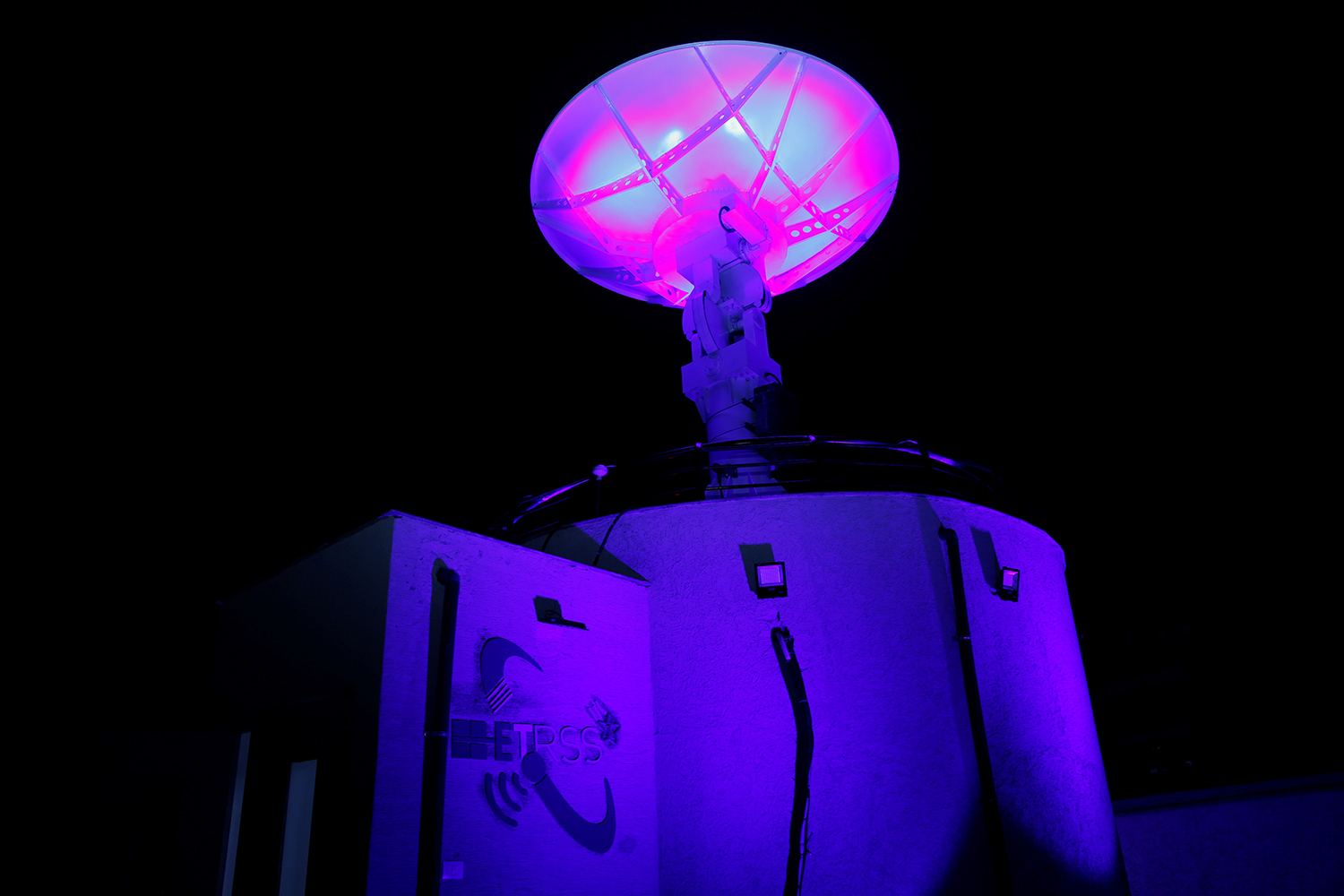 The earth observatory ETRSS-1 satellite, designed to collect and forward data required to modernize agriculture and mitigate drought, in Addis Ababa, Ethiopia, on Dec. 20, 2019.