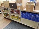 Typical food given to those seeking support at Agape House in Hermiston, Ore., Nov. 12, 2021. The charity is facing difficulties in acquiring some crucial things such as Campbell’s Soup, due to supply chain delays.