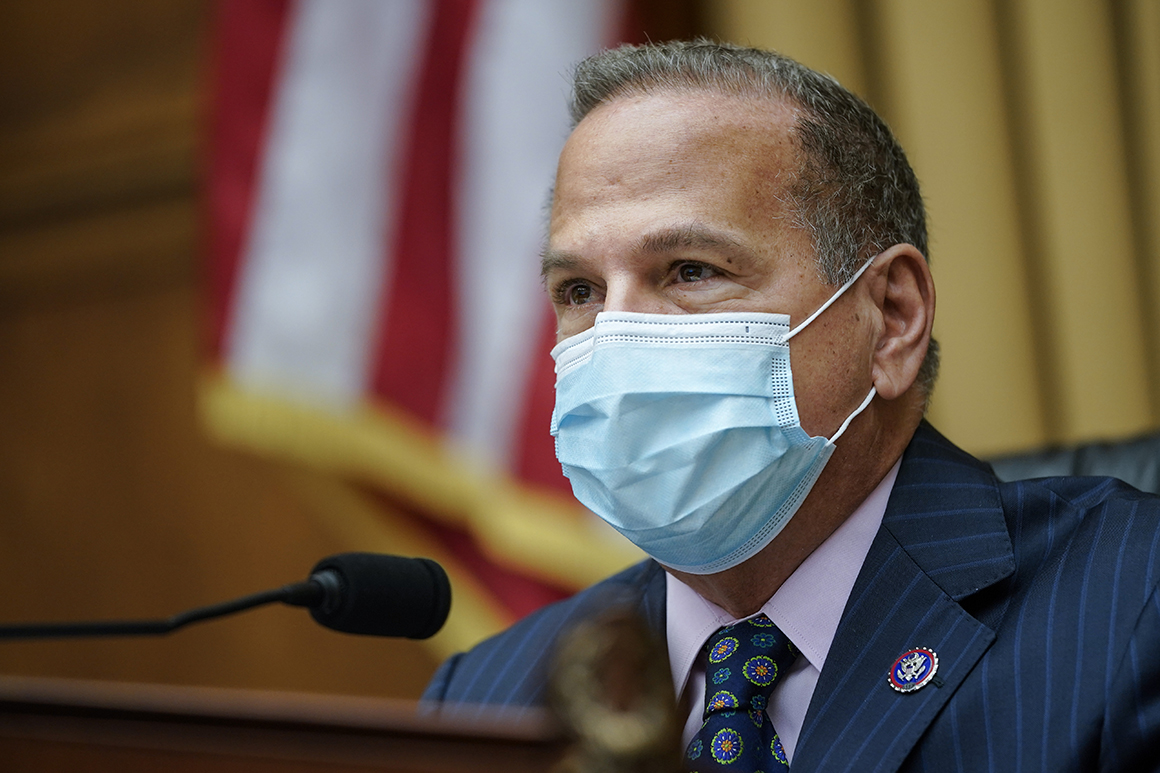 Rep. David Cicilline speaks during a meeting.