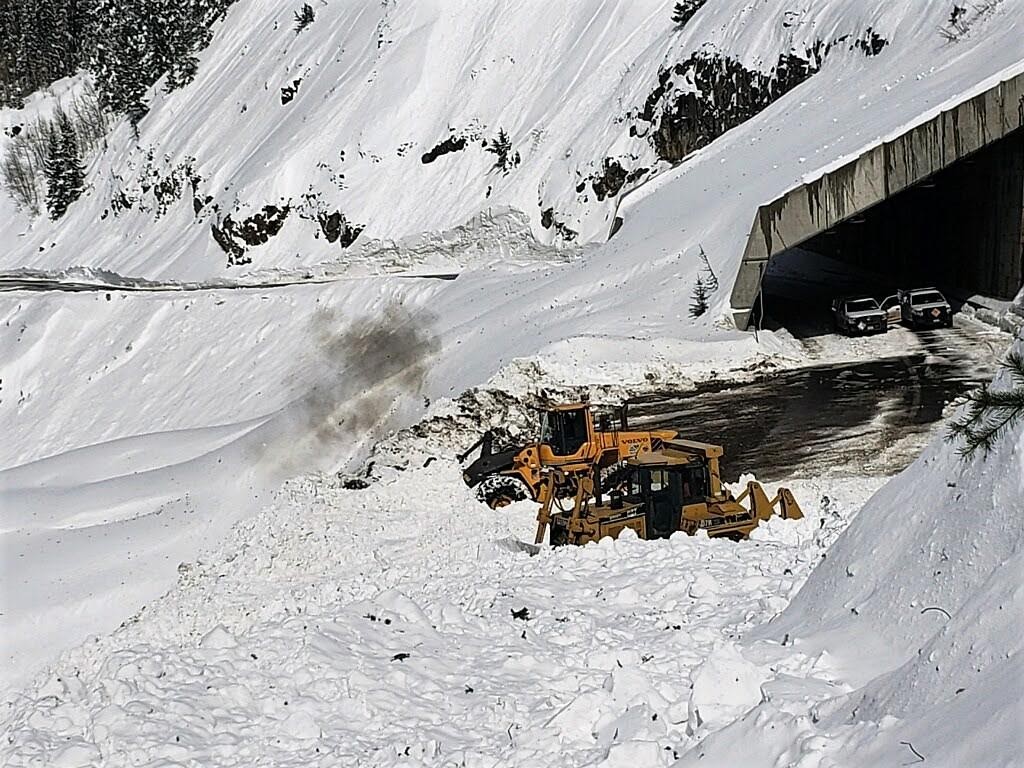 US 550 is closed due to an avalanche! (Photo: Colorado Department of Transportation)